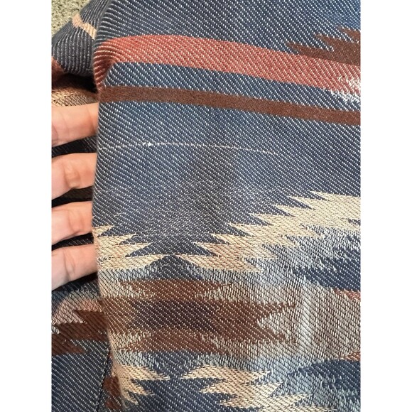 Ariat Ladies Chimayo Blue Aztec Print Shirt Jacket Women's Size XL - Picture 15 of 15